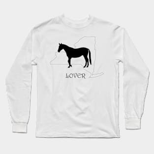 New York Horse Lover Gift Long Sleeve T-Shirt